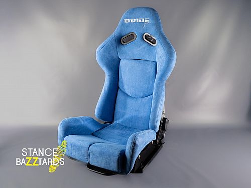 Сиденье спортивное (полуковш) SB Seats (Размер M) Ткань, Голубой (JAPAN) (Регулировка с двух сторон), JBR1020LBL_JP_M