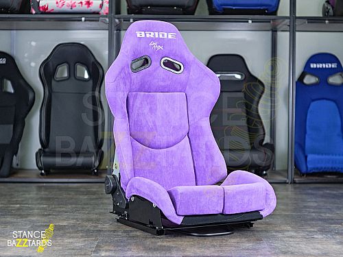 Сиденье спортивное (полуковш) SB Seats (Размер M) Ткань, Фиолетовый (JAPAN) (Регулировка с двух сторон), JBR1020PR_JP_M