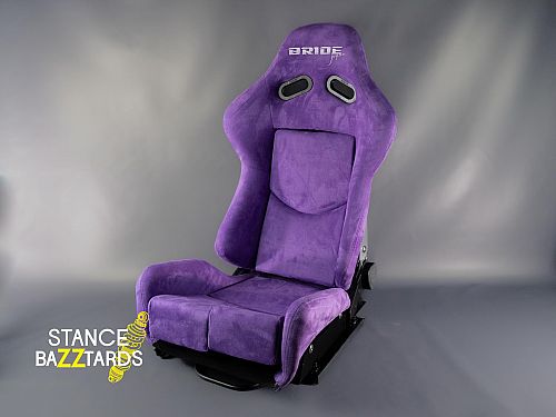 Сиденье спортивное (полуковш) SB Seats (Размер M) Ткань, Фиолетовый (JAPAN) (Регулировка с двух сторон), JBR1020PR_JP_M