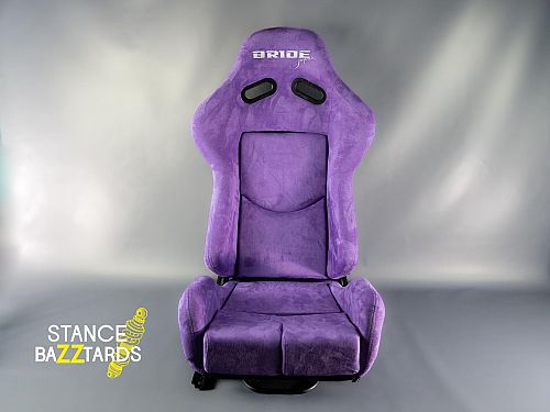 Сиденье спортивное (полуковш) SB Seats (Размер M) Ткань, Фиолетовый (JAPAN) (Регулировка с двух сторон), JBR1020PR_JP_M