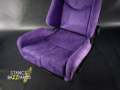 Сиденье спортивное (полуковш) SB Seats (Размер M) Ткань, Фиолетовый (JAPAN) (Регулировка с двух сторон), JBR1020PR_JP_M