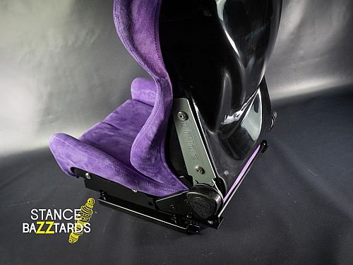 Сиденье спортивное (полуковш) SB Seats (Размер M) Ткань, Фиолетовый (JAPAN) (Регулировка с двух сторон), JBR1020PR_JP_M