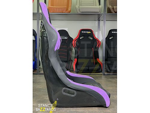 Сиденье спортивное (ковш) SB Seats (60x52x98) Ткань, Черный с фиолетовым, JBR1022BBKING_PBLK