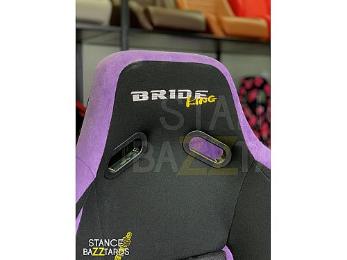 Сиденье спортивное (ковш) SB Seats (60x52x98) Ткань, Черный с фиолетовым, JBR1022BBKING_PBLK