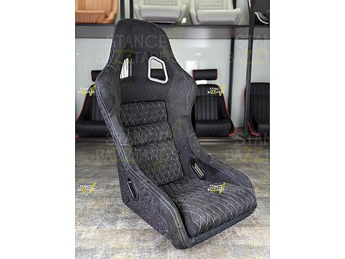 Сиденье спортивное (ковш) SB Seats (60x52x98) Ткань, Черный, JBR1022BKSI
