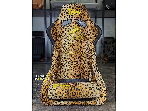 Сиденье спортивное (ковш) SB Seats (размер S) Ткань, Леопардовый, JBR1022_LEOS