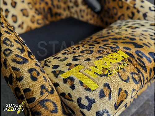 Сиденье спортивное (ковш) SB Seats (размер S) Ткань, Леопардовый, JBR1022_LEOS