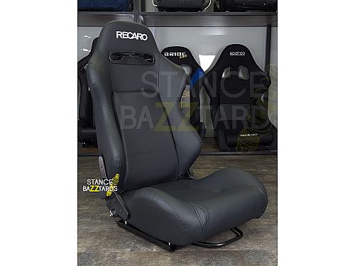 Сиденье спортивное (полуковш) SB Seats (57x54.5x91) ПВХ кожа, лого, Черный, JBR1035BBLKPVC_REC