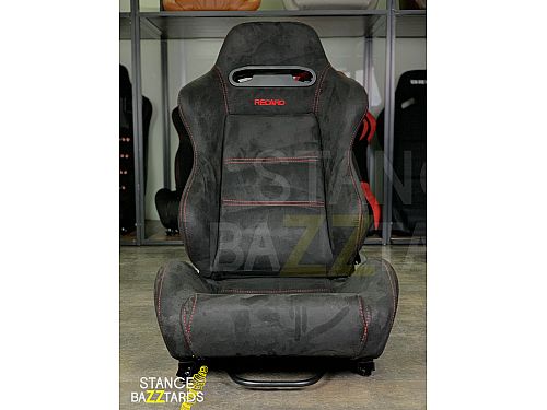 Сиденье спортивное (полуковш) SB Seats (Размер L) ткань (Регулировка слева), JBR1035N_BLK_REC_L_LH