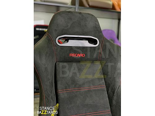 Сиденье спортивное (полуковш) SB Seats (Размер L) ткань (Регулировка слева), JBR1035N_BLK_REC_L_LH