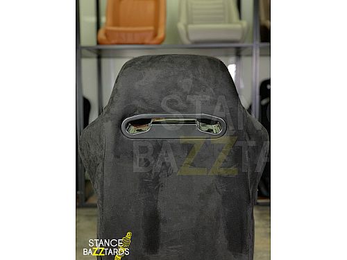 Сиденье спортивное (полуковш) SB Seats (Размер L) ткань (Регулировка слева), JBR1035N_BLK_REC_L_LH