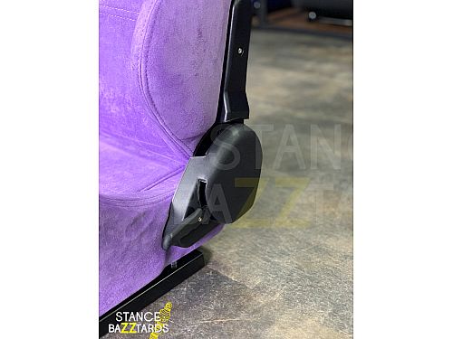 Сиденье спортивное (полуковш) SB Seats (Размер L) Ткань, Фиолетовый (Регулировка с двух сторон) (адаптирован для купе), JBR1035N_PURPLE_REC_L