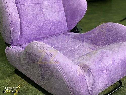 Сиденье спортивное (полуковш) SB Seats (Размер L) Ткань, Фиолетовый (Регулировка с двух сторон) (адаптирован для купе), JBR1035N_PURPLE_REC_L