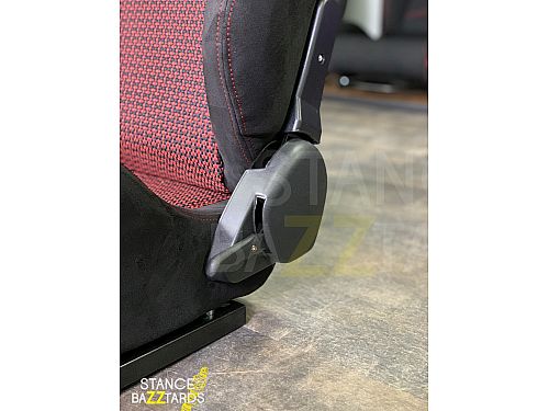 Сиденье спортивное (полуковш) SB Seats (Размер L) Ткань, Черный с красным (Регулировка с двух, JBR1035N_RBLK_REC_L — фото 10