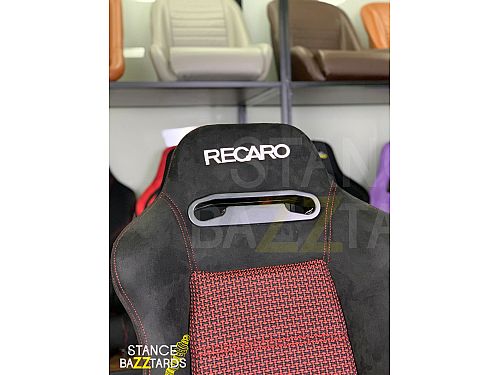 Сиденье спортивное (полуковш) SB Seats (Размер L) Ткань, Черный с красным (Регулировка с двух, JBR1035N_RBLK_REC_L — фото 6