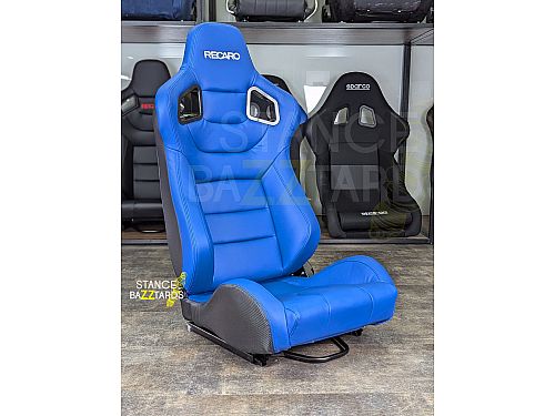 Сиденье спортивное (полуковш) SB Seats (57x54.5x98) ПВХ кожа, Синий, JBR1041_BLU