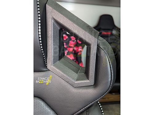 Сиденье спортивное (ковш) SB Seats (106x66x56) ПВХ кожа, с двумя ручками, JBR1085_BLK