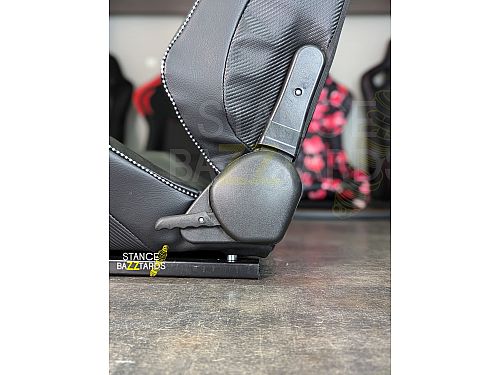Сиденье спортивное (ковш) SB Seats (106x66x56) ПВХ кожа, с двумя ручками, JBR1085_BLK