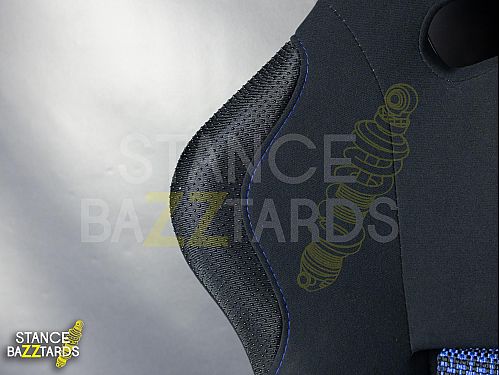 Сиденье спортивное (ковш) SB Seats (Размер M) Ткань, Черный с синим, JBR9001_NB_M Сиденье спортивное (ковш) SB Seats (Размер M) Ткань, Черный с синим, JBR9001_NB_M