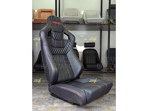 Сиденье спортивное (полуковш) SB Seats (57x54.5x98) Кожа, Черный, JBR9005_BLK Сиденье спортивное (полуковш) SB Seats (57x54.5x98) Кожа, Черный, JBR9005_BLK