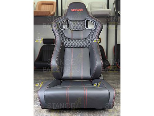 Сиденье спортивное (полуковш) SB Seats (57x54.5x98) Кожа, Черный, JBR9005_BLK Сиденье спортивное (полуковш) SB Seats (57x54.5x98) Кожа, Черный, JBR9005_BLK — фото 2