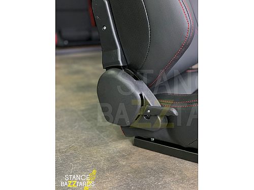 Сиденье спортивное (полуковш) SB Seats Кожа, Черный (Регулировка слево), JBR9007_BLK_LH