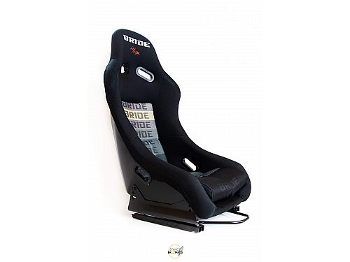 Сиденье спортивное (ковш) стеклопластик SB Seats (118x66x56) ткань с логотипом "Bride", большой размер, с двумя ручками, bride_1059