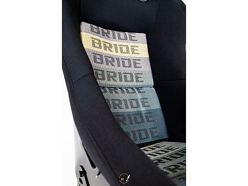 Сиденье спортивное (ковш) стеклопластик SB Seats (118x66x56) ткань с логотипом "Bride", большой размер, с двумя ручками, bride_1059