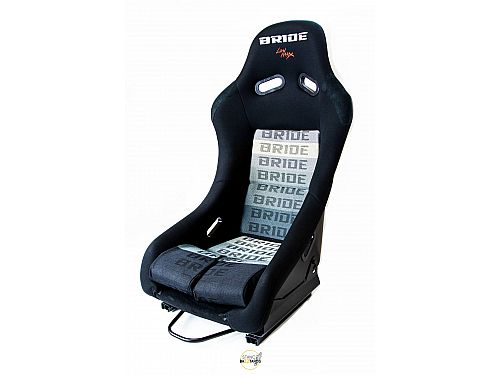Сиденье спортивное (ковш) стеклопластик SB Seats (118x66x56) ткань с логотипом "Bride", большой размер, с двумя ручками, bride_1059