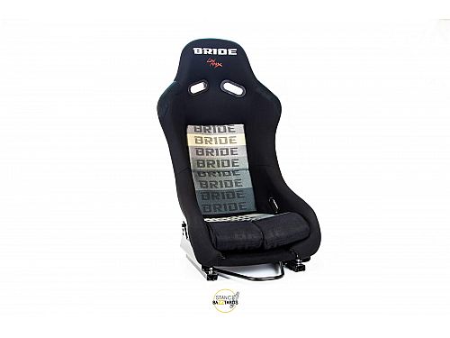 Сиденье спортивное (ковш) стеклопластик SB Seats (118x66x56) ткань с логотипом "Bride", большой размер, с двумя ручками, bride_1059