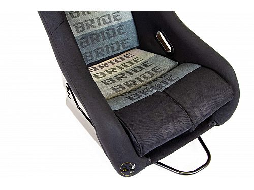 Сиденье спортивное (ковш) стеклопластик SB Seats (118x66x56) ткань с логотипом "Bride", большой размер, с двумя ручками, bride_1059