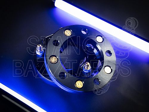 Проставка колесная Lexus алюм Starleks (PCD 5x150, толщ 25 мм, ЦО 110.1, шпилечная 14x1.5), 25SP5150-110.1(STUD14x1.5) HUB Step Black TYT/LXS