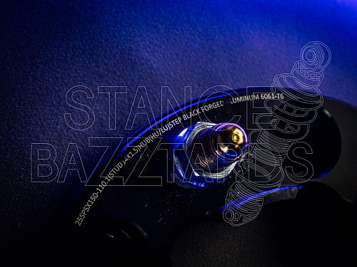 Проставка колесная Toyota алюм Starleks (PCD 5x150, толщ 25 мм, ЦО 110.1, шпилечная 14x1.5), 25SP5150-110.1(STUD14x1.5) HUB Step Black TYT/LXS