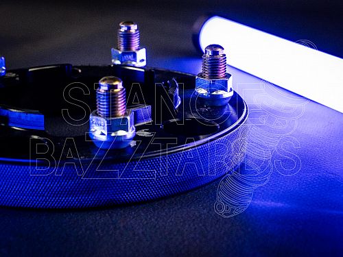 Проставка колесная Toyota алюм Starleks (PCD 5x150, толщ 25 мм, ЦО 110.1, шпилечная 14x1.5), 25SP5150-110.1(STUD14x1.5) HUB Step Black TYT/LXS