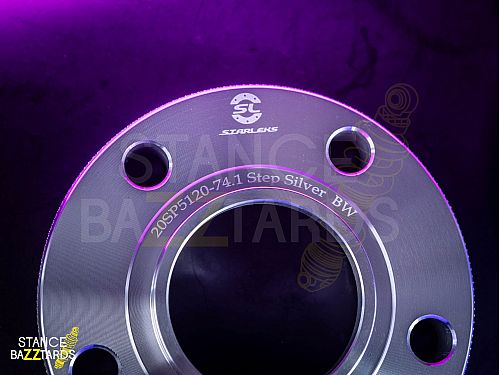Проставка колесная BMW алюм Starleks (PCD 5x120, толщ 20 мм, ЦО 74.1, сквозная), арт. 20SP5120-74.1CS BMW Проставка колесная BMW алюм Starleks (PCD 5x120, толщ 20 мм, ЦО 74.1, сквозная), арт. 20SP5120-74.1CS BMW