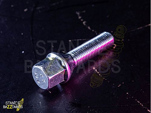 Болт колёсный М12x1.5x40 цинк конус, ключ 17, 075157