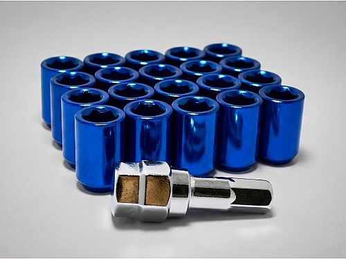Гайки колесные Starleks 12x1.25 сталь (конус, высота 35 мм, тип: открытая) комплект, арт. KK200044XL/BL, KK200044XLBL