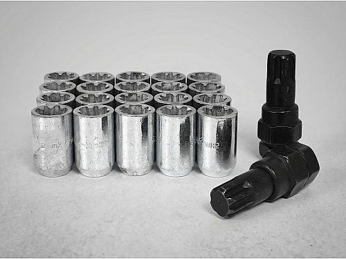 Гайки колесные Starleks 12x1.25 сталь (конус, высота 35 мм, тип: закрытая) комплект, арт. KK206444(Starleks), нет картинки