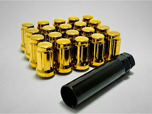 Гайки колесные Starleks 12x1.25 сталь (конус, высота 35 мм, тип: закрытая) комплект, арт. KK911144SD/Gd, KK911144SDGd