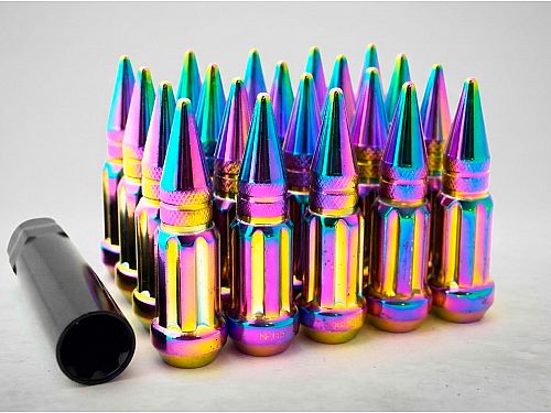 Гайки колесные Starleks 14x1.5 сталь (конус, высота 80 мм, тип: пика) комплект, арт. KK911948SD/RB, KK911948SDRB
