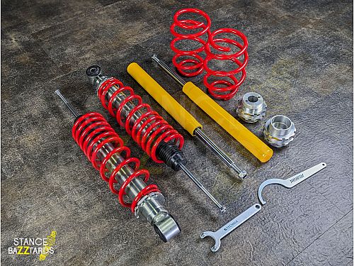 Комплект винтовой подвески (койловеров) TA-Technix EVOGWAU09 Audi 80 B4, 1991-1994, с регулировками высоты