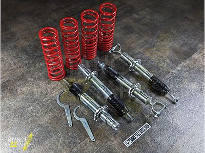 Комплект винтовой подвески TA-Technix Honda Civic 6 поколение (1996-2001) с регулировками высоты, EVOGWHO01 Комплект винтовой подвески TA-Technix Honda Civic 6 поколение (1996-2001) с регулировками высоты, EVOGWHO01