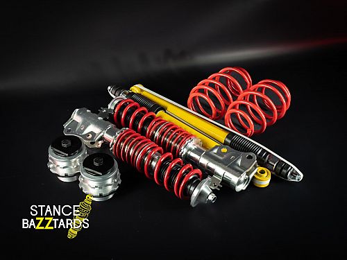 Комплект винтовой подвески (койловеров) TA-Technix EVOGWTO01 Toyota Yaris P1, 1999-2005, с регулировками высоты