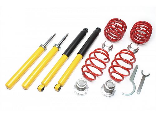 Комплект винтовой подвески (койловеров) TA-Technix EVOGWOP01 Opel Astra F, F-CC, F-Cabrio, T92 (кроме Caravan), 1991-1998, с регулировками высоты
