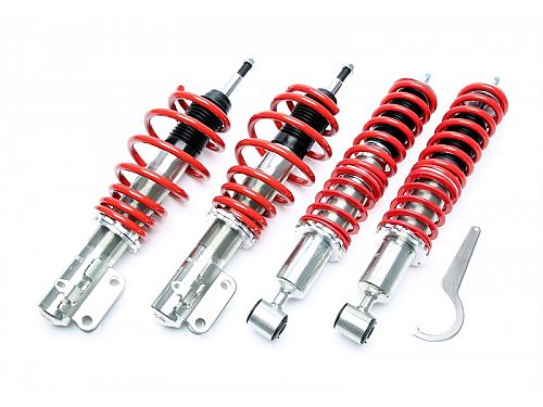 Комплект винтовой подвески (койловеров) TA-Technix EVOGWVW08 Seat Ibiza 6K/2, 1999-2002, с регулировками высоты