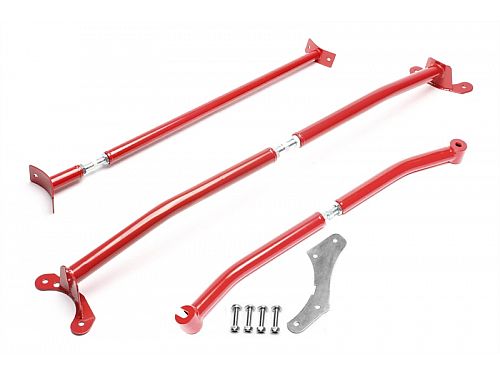 Комплект распорок TA-Technix сталь (перед, зад) Volkswagen Polo 3 поколение (6N), кроме 16V, GTI 16V, Diesel, SDSKITP4