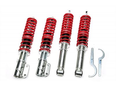Комплект ультранизкой винтовой подвески (койловеров) TA Technix Deep Version Volkswagen Vento (1991-1998) с регулировками высоты, X-GWVW03 Комплект ультранизкой винтовой подвески (койловеров) TA Technix Deep Version Volkswagen Vento (1991-1998) с регулировками высоты, X-GWVW03