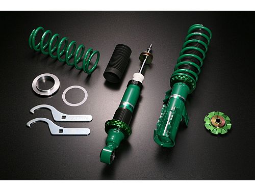 Винтовая подвеска (койловеры) Tein TOYOTA COROLLA FIELDER, COROLLA RUNX/ALLEX 9 (2000-2006) (привод: FF) (NZE121; NZE121G; ZZE122G; ZZE123; ZZE123G) серия Street Basis с регулировками высоты, GSY60-81SS2