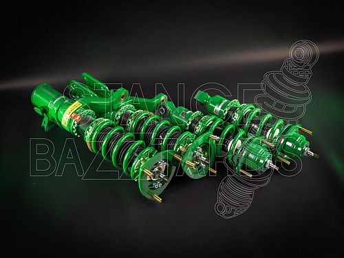 Винтовая подвеска (койловеры) Tein HONDA CIVIC 7 (2001-2005) (привод: FF) (EM2; EP3; ES1; ES2) серия Flex Z с регулировками высоты (фултап), сжатия/отбоя, VSA22-CUSA1