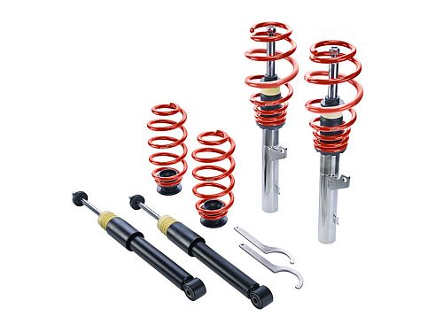 Винтовая подвеска (койловеры) Eibach Pro-Street-S, Volkswagen Golf 3 поколение (1H/1E/1V), 1991-2002 (с регулировками высоты), PSS65-85-003-01-22